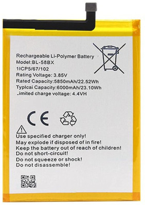RAPPER Mobile Battery For  Infinix Hot 9 Play X680 X680B X680C / BL-58BX (6000mAh)