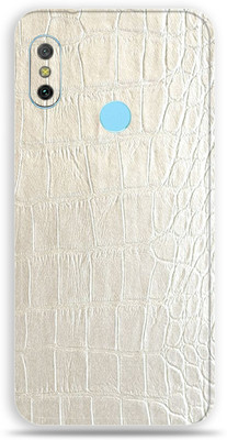 Jeeva Creation Mi Redmi Note 6 Pro, Mi Redmi Note 6 Pro Mobile Skin(Ultra Super White Crocodile Skin Skin Fiber Skin With High Matte Finish.)