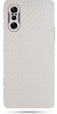 OggyBaba xiaomi poco f3 gt Mobile Skin(Milky White Carbon Fibre Skin Matte Finish)