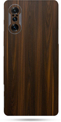 OggyBaba xiaomi poco f3 gt Mobile Skin(Mahogany Wood Skin Matte Finish)