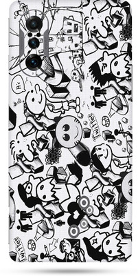 OggyBaba xiaomi poco f3 gt Mobile Skin(Doodle Art Skin Matte Finish)