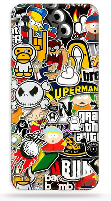 TJ CREATION SAMSUNG GALAXY A50 Mobile Skin(Ultra Super Sticker Bombing Skin With High Matte Finish.)