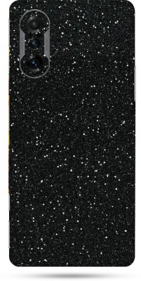 OggyBaba xiaomi poco f3 gt Mobile Skin(Coal Black Glitter Skin Matte Finish)