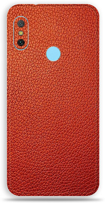 BugguSkin Mi Redmi Note 6 Pro Mobile Skin(Ultra Super Red Leather Skin With High Matte Finish., Mobile Skin (Back+Side+Camera))