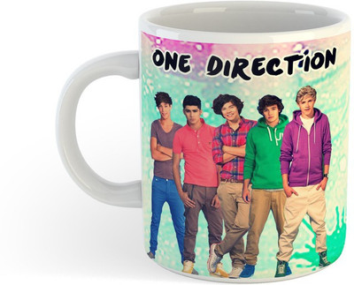 ADN21 All Day New Printed One Direction Ceramic Coffee 14 Ceramic Coffee Mug(330 ml)