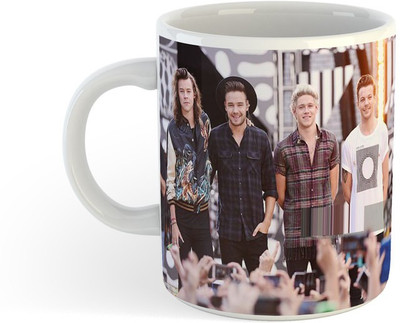 ADN21 All Day New Printed One Direction Ceramic Coffee 49 Ceramic Coffee Mug(330 ml)