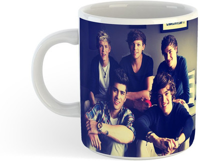 ADN21 All Day New Printed One Direction Ceramic Coffee 59 Ceramic Coffee Mug(330 ml)