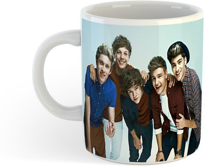 ADN21 All Day New Printed One Direction Ceramic Coffee 60 Ceramic Coffee Mug(330 ml)