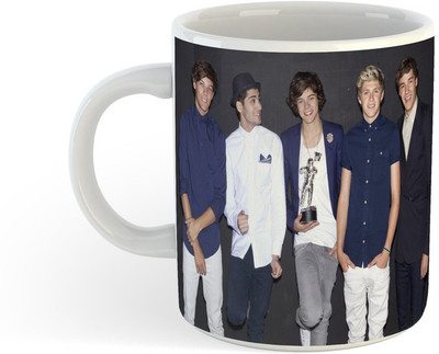 ADN21 All Day New Printed One Direction Ceramic Coffee 24 Ceramic Coffee Mug(330 ml)