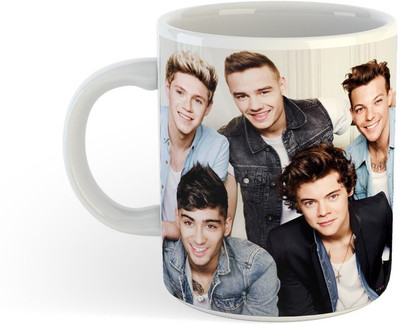 ADN21 All Day New Printed One Direction Ceramic Coffee 42 Ceramic Coffee Mug(330 ml)