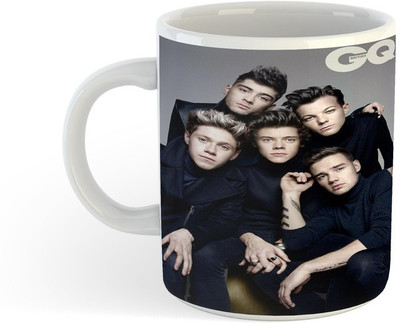 ADN21 All Day New Printed One Direction Ceramic Coffee 7 Ceramic Coffee Mug(330 ml)