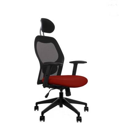 WIPRO Fabric Office Executive Chair Red Knock Down Price History