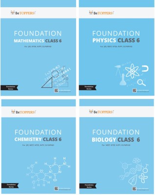 Foundation Series – IIT / NEET / Olympiad - Class 6 (4 Books Inside!) Physics, Chemistry, Mathematics And Biology; With Key & Solutions Through A Google Drive Link(Paperback, Team USN Edutech)