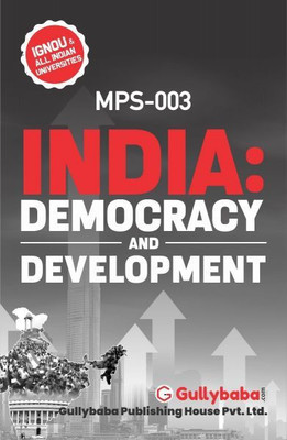 IGNOU MPS-003 India: Democracy And Development(Paperback, GPH Panel of Experts)