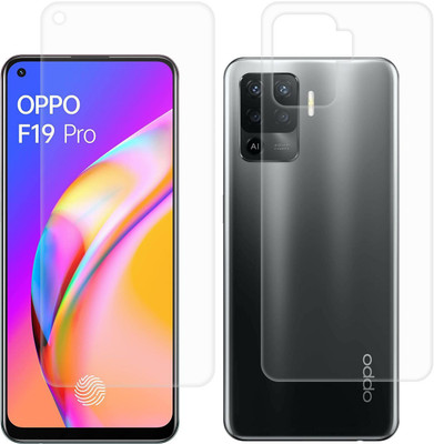 CASE CREATION Front and Back Screen Guard for Oppo F19 Pro Front Back All Round 360 Protection Case Cover Guard(Pack of 2)