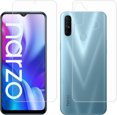 CASE CREATION Front and Back Screen Guard for Realme C17 2021 Scratch Guard(Pack of 2)