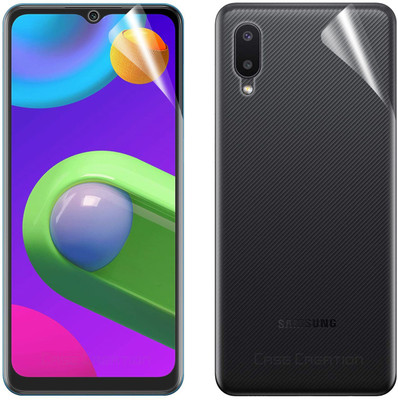 CASE CREATION Front and Back Screen Guard for Samsung Galaxy A01(Pack of 2)