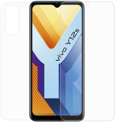CASE CREATION Front and Back Screen Guard for Vivo Y12s 2021 front and back screenguard(Pack of 2)