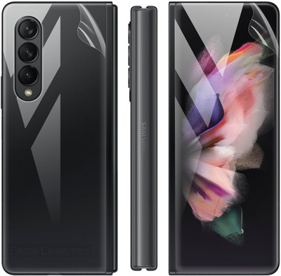 CASE CREATION Front and Back Screen Guard for Samsung Galaxy Z Fold 3(Pack of 2)