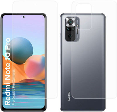 CASE CREATION Impossible Screen Guard for Redmi Note 10 Pro 2021 Screen Protection Guard(Pack of 2)