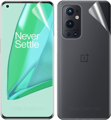 CASE CREATION Front and Back Screen Guard for OnePlus 9 Pro(Pack of 2)