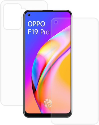CASE CREATION Front and Back Screen Guard for Oppo F19 Pro(Pack of 2)