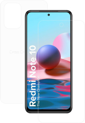 CASE CREATION Nano Glass for Redmi Note 10(Pack of 2)