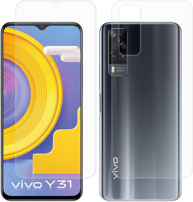 CASE CREATION Impossible Screen Guard for VivoY31 2021 Screen Protection Guard(Pack of 2)