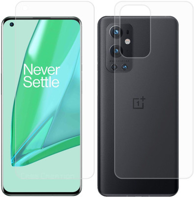 CASE CREATION Front and Back Screen Guard for OnePlus 9 Pro Front Back All Round 360 Protection Case Cover Guard(Pack of 2)