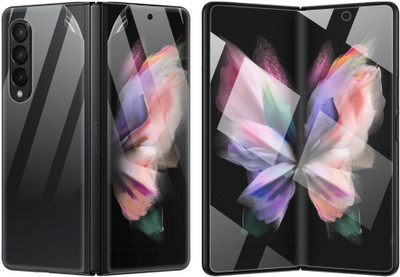 CASE CREATION Screen Guard for Samsung Galaxy Z Fold 3 7.6-Inch Full Edge to Coverage Front and Back Panel Protect(Pack of 2)