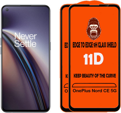 Unirock Tempered Glass Guard for OnePlus Nord CE 5G(Pack of 2)