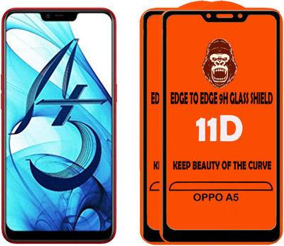 Unirock Tempered Glass Guard for OPPO A5(Pack of 3)