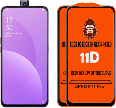 Digilett Tempered Glass Guard for OPPO F11 Pro(Pack of 2)