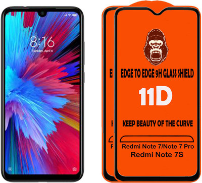 HQ Protection Tempered Glass Guard for Redmi Note 7 pro(Pack of 2)