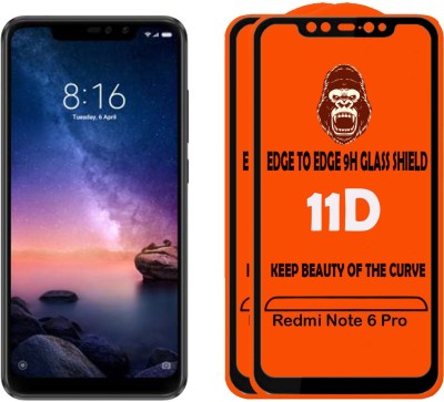 Unirock Tempered Glass Guard for Mi Redmi Note 6 Pro(Pack of 2)