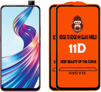 Digilett Tempered Glass Guard for ViVO V15(Pack of 3)