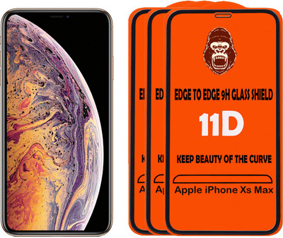 Digilett Tempered Glass Guard for Apple iPhone XS Max(Pack of 3)