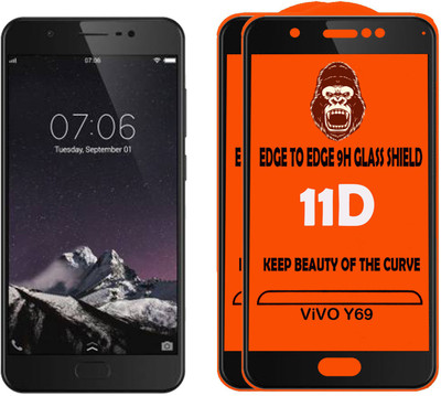 Digilett Tempered Glass Guard for VIVO Y69(Pack of 2)