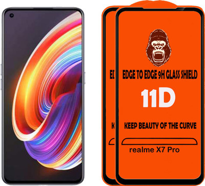 Digilett Tempered Glass Guard for realme X7 Pro(Pack of 2)