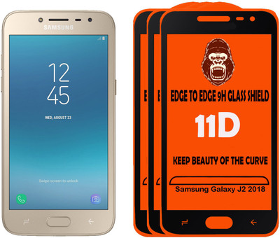 Unirock Tempered Glass Guard for Samsung Galaxy J2 2018(Pack of 3)