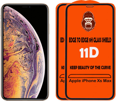 Digilett Tempered Glass Guard for Apple iPhone XS Max(Pack of 2)
