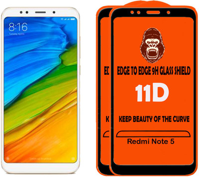 Digilett Tempered Glass Guard for Mi Redmi Note 5(Pack of 2)