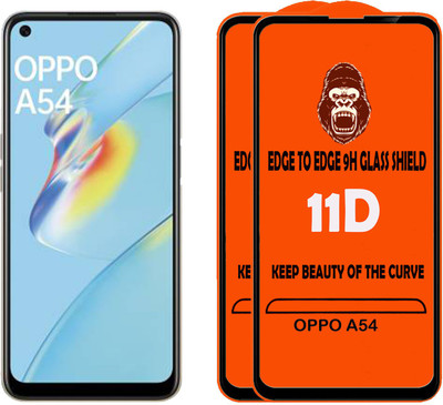 Digilett Tempered Glass Guard for OPPO A54(Pack of 2)