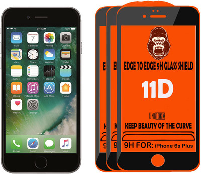 Digilett Tempered Glass Guard for Apple iPhone 6s Plus(Pack of 3)