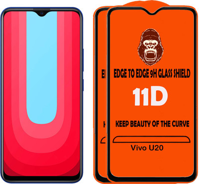 Digilett Tempered Glass Guard for Vivo U20(Pack of 2)