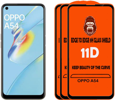 Unirock Tempered Glass Guard for OPPO A54(Pack of 3)