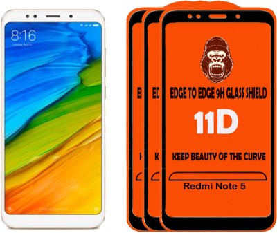 Digilett Tempered Glass Guard for Mi Redmi Note 5(Pack of 3)