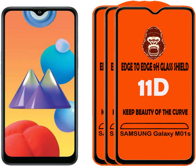 Digilett Tempered Glass Guard for SAMSUNG Galaxy M01s(Pack of 3)