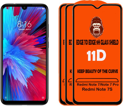 Digilett Tempered Glass Guard for Redmi Note 7S(Pack of 3)