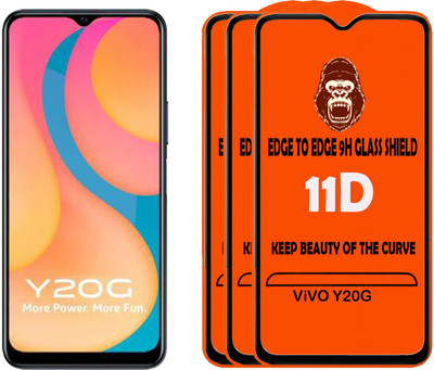 Digilett Tempered Glass Guard for ViVO Y20G(Pack of 3)